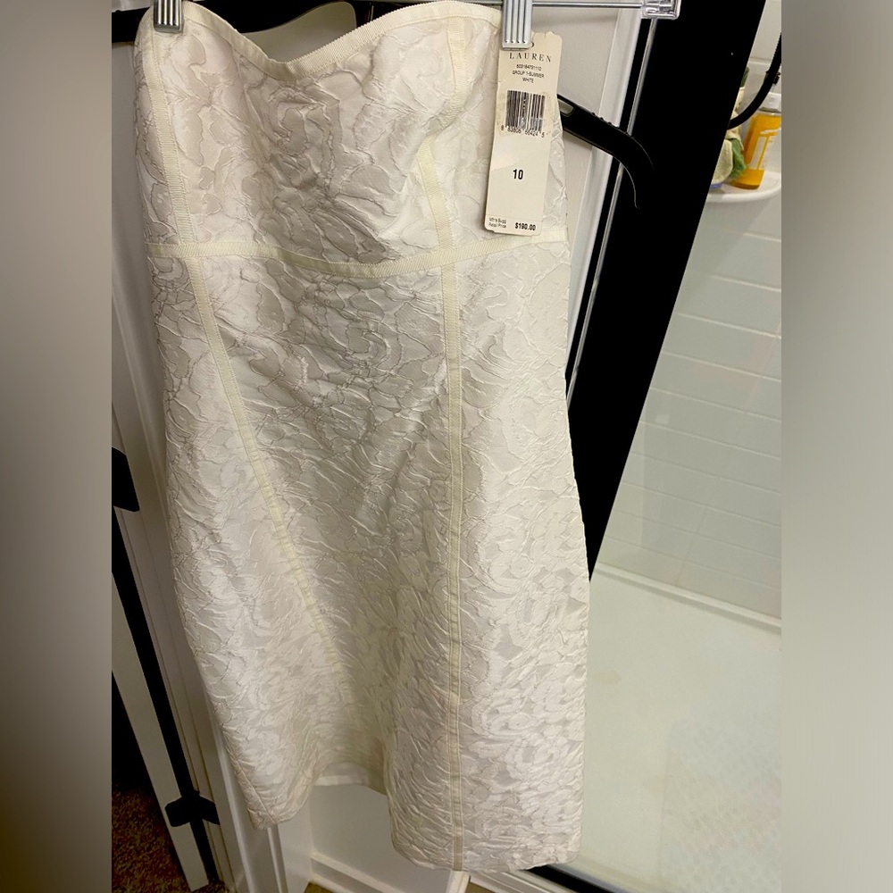 Ralph Lauren Ivory Laced Dress